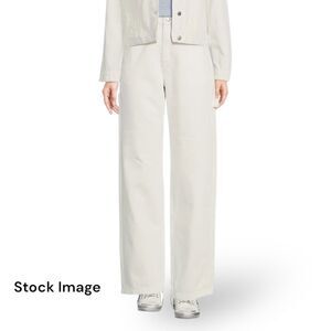 CHELSEA & VIOLET Olivia Denim High Rise 5 Pocket Carpenter Jean Wm Sz‎ 26 White